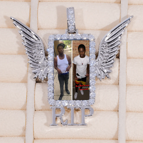 RIP WING 3D CUSTOM PICTURE PENDANT