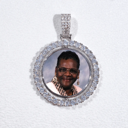 3D Spinning 2-Faced Custom Picture Pendant