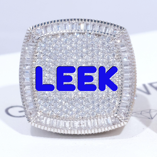 CUSTOM LETTER 3D ICED RING