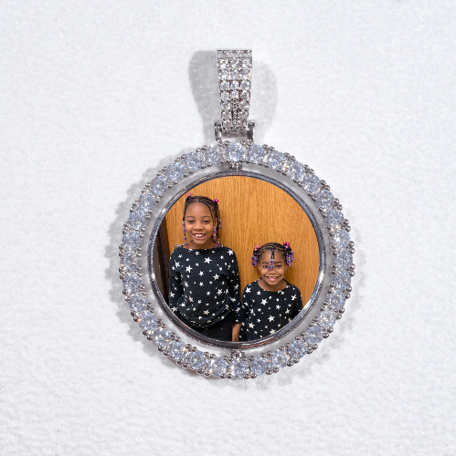 3D Spinning 2-Faced Custom Picture Pendant