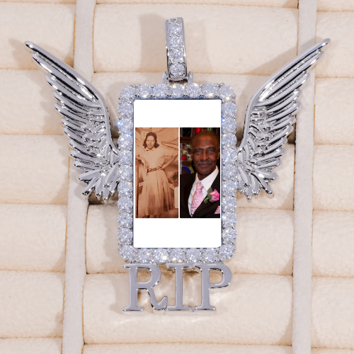 RIP WING 3D CUSTOM PICTURE PENDANT