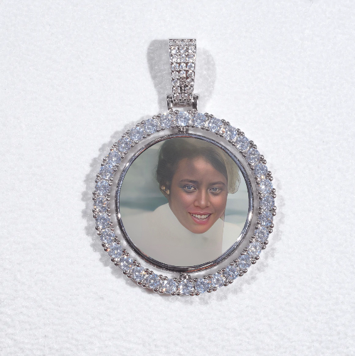 3D Spinning 2-Faced Custom Picture Pendant