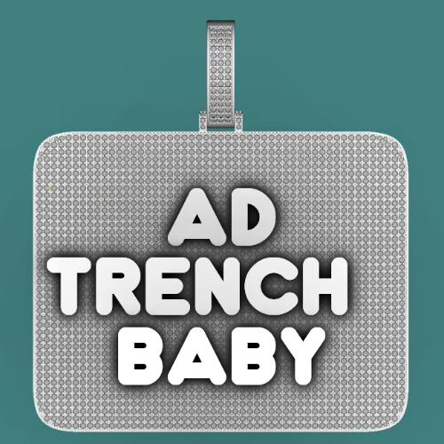 CUSTOM LETTER NECKLACE 3D BIG SQUARE