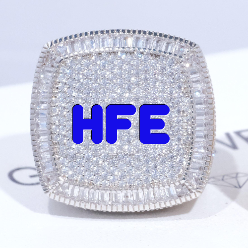 CUSTOM LETTER 3D ICED RING