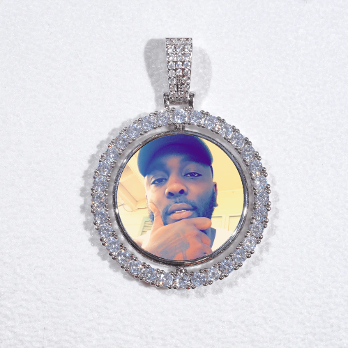 3D Spinning 2-Faced Custom Picture Pendant