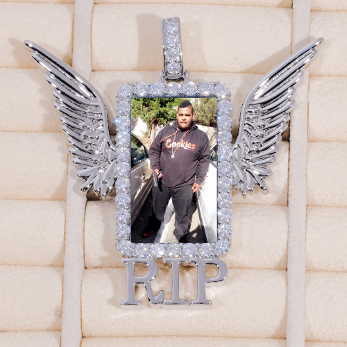 RIP WING 3D CUSTOM PICTURE PENDANT