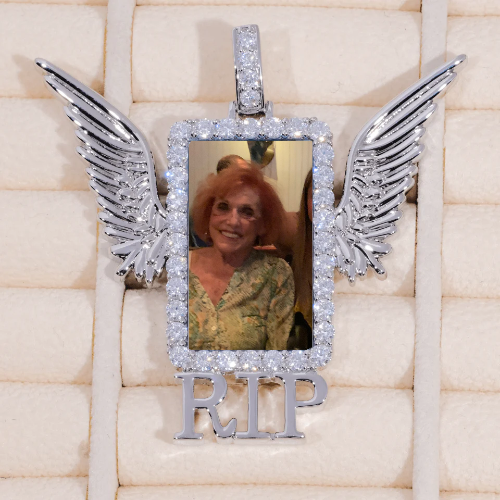 RIP WING 3D CUSTOM PICTURE PENDANT