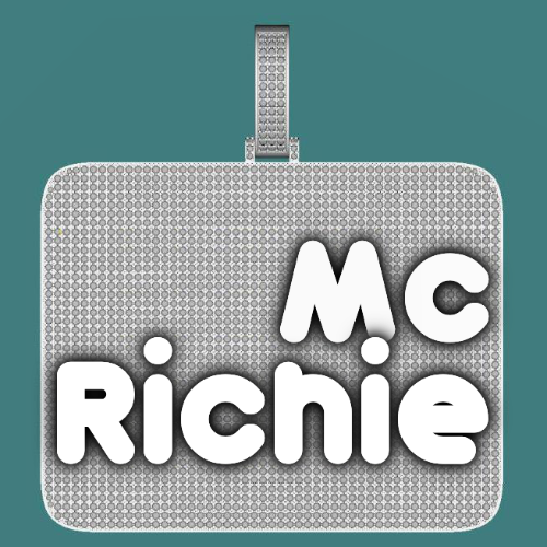 CUSTOM LETTER NECKLACE 3D BIG SQUARE