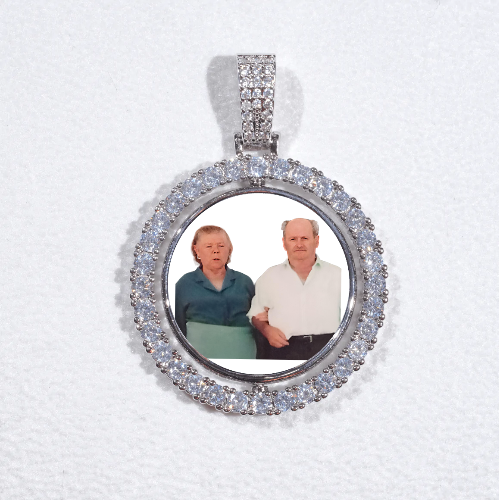 3D Spinning 2-Faced Custom Picture Pendant