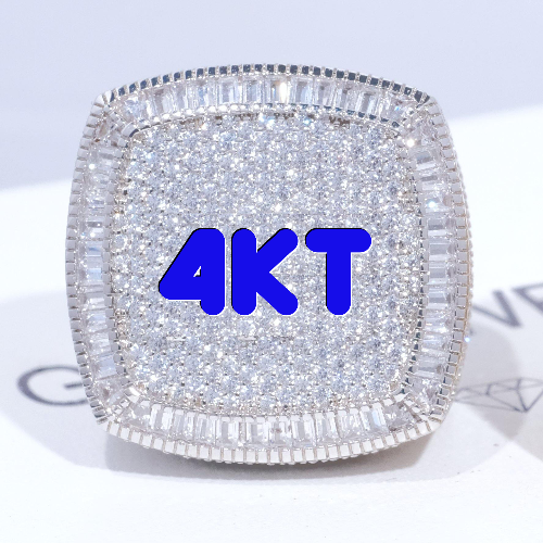 CUSTOM LETTER 3D ICED RING
