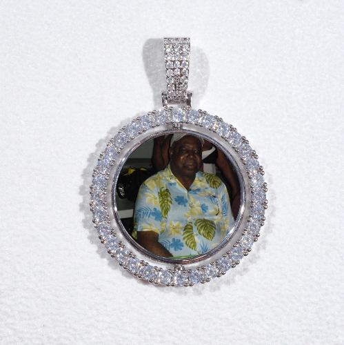 3D Spinning 2-Faced Custom Picture Pendant