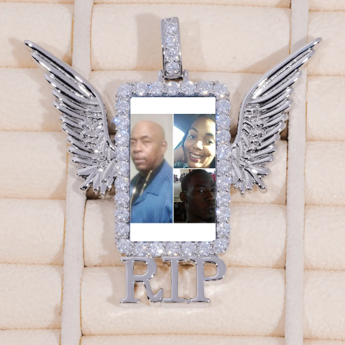 RIP WING 3D CUSTOM PICTURE PENDANT