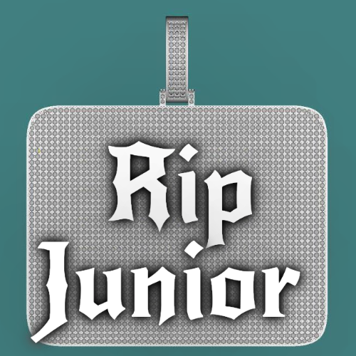 CUSTOM LETTER NECKLACE 3D BIG SQUARE