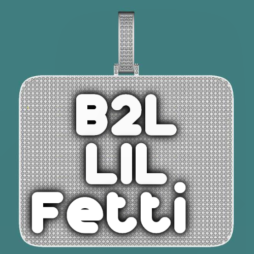 CUSTOM LETTER NECKLACE 3D BIG SQUARE