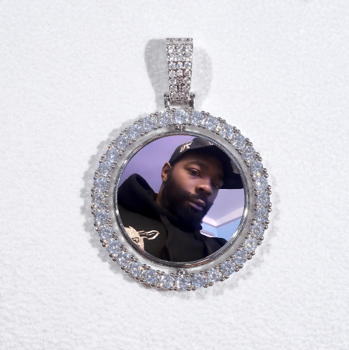 3D Spinning 2-Faced Custom Picture Pendant