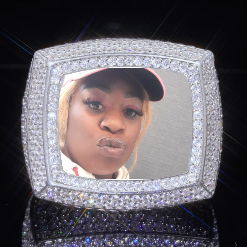 3D CUSTOM PICTURE ICED RING