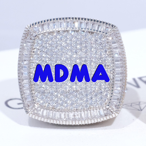 CUSTOM LETTER 3D ICED RING