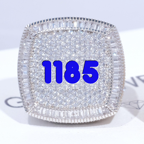 CUSTOM LETTER 3D ICED RING