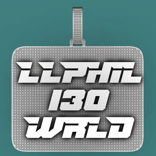 CUSTOM LETTER NECKLACE 3D BIG SQUARE