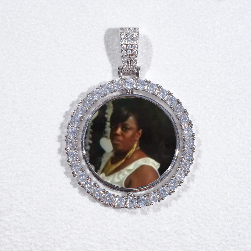3D Spinning 2-Faced Custom Picture Pendant