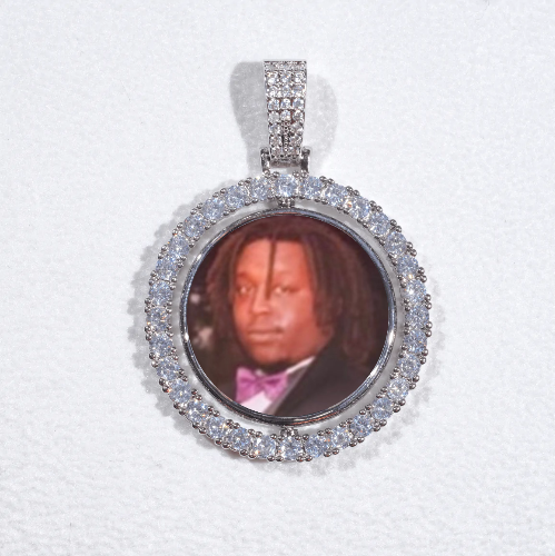 3D Spinning 2-Faced Custom Picture Pendant