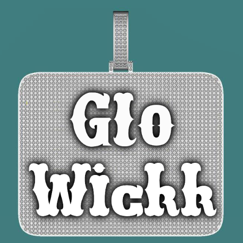 CUSTOM LETTER NECKLACE 3D BIG SQUARE