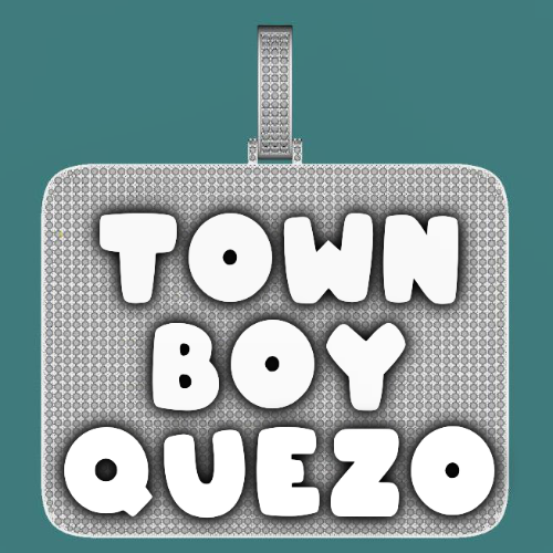 CUSTOM LETTER NECKLACE 3D BIG SQUARE