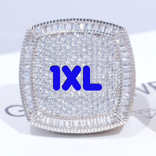 CUSTOM LETTER 3D ICED RING