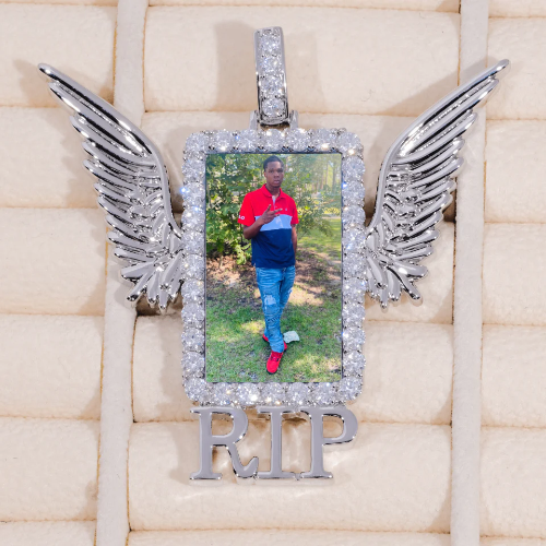RIP WING 3D CUSTOM PICTURE PENDANT