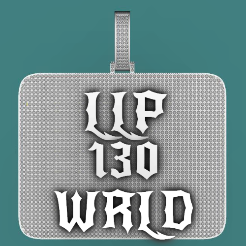 CUSTOM LETTER NECKLACE 3D BIG SQUARE
