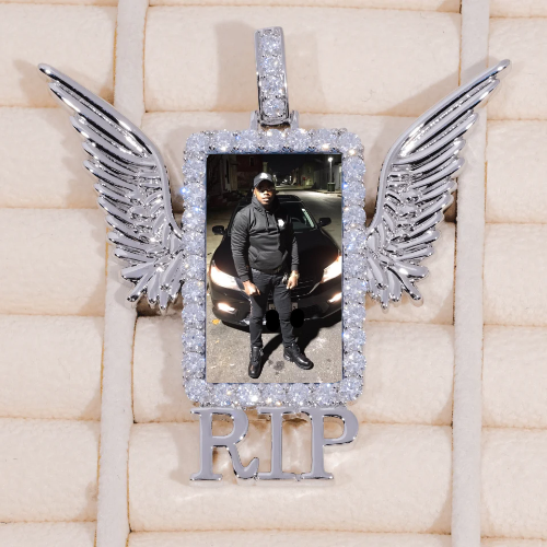 RIP WING 3D CUSTOM PICTURE PENDANT