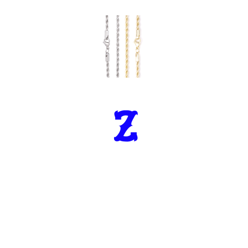 Custom Letters Freibeuter Font Necklace