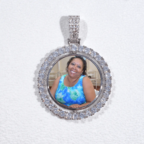 3D Spinning 2-Faced Custom Picture Pendant
