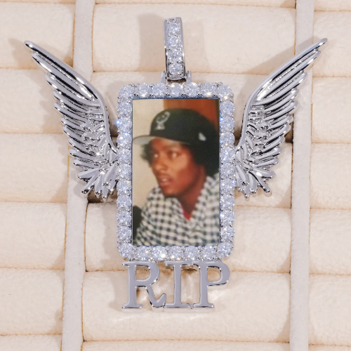 RIP WING 3D CUSTOM PICTURE PENDANT