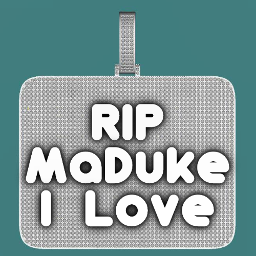 CUSTOM LETTER NECKLACE 3D BIG SQUARE