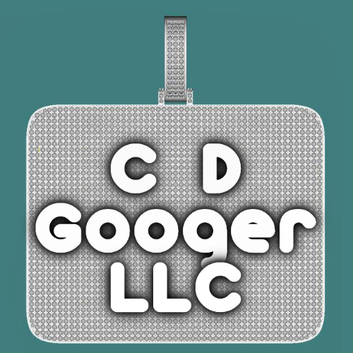 CUSTOM LETTER NECKLACE 3D BIG SQUARE