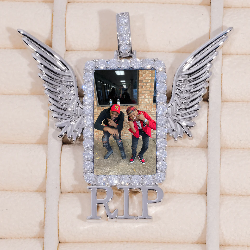 RIP WING 3D CUSTOM PICTURE PENDANT