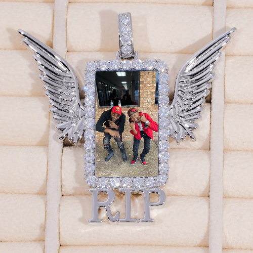 RIP WING 3D CUSTOM PICTURE PENDANT