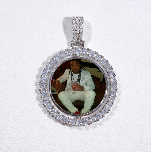 3D Spinning 2-Faced Custom Picture Pendant