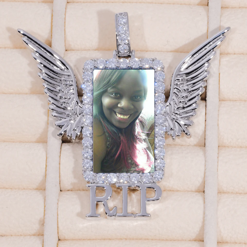 RIP WING 3D CUSTOM PICTURE PENDANT