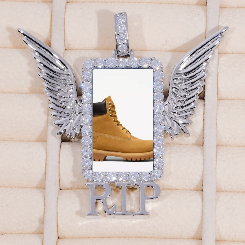 RIP WING 3D CUSTOM PICTURE PENDANT
