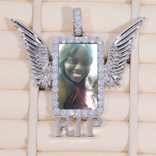 RIP WING 3D CUSTOM PICTURE PENDANT