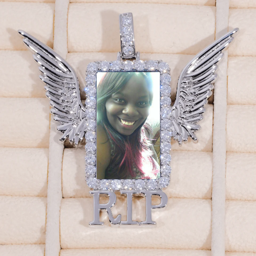 RIP WING 3D CUSTOM PICTURE PENDANT