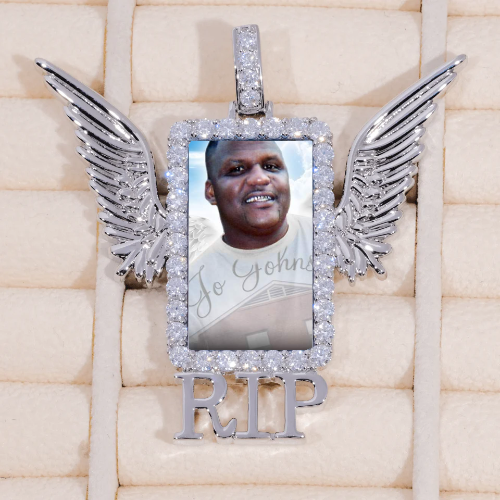RIP WING 3D CUSTOM PICTURE PENDANT