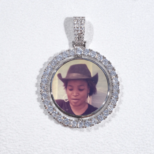 3D Spinning 2-Faced Custom Picture Pendant