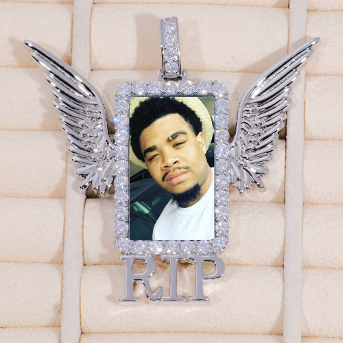 RIP WING 3D CUSTOM PICTURE PENDANT