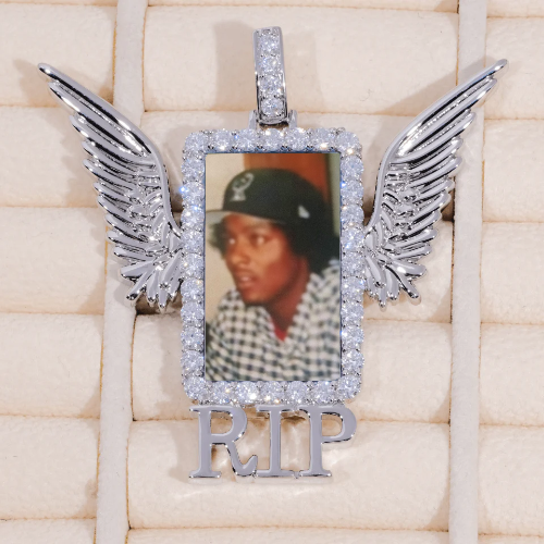 RIP WING 3D CUSTOM PICTURE PENDANT