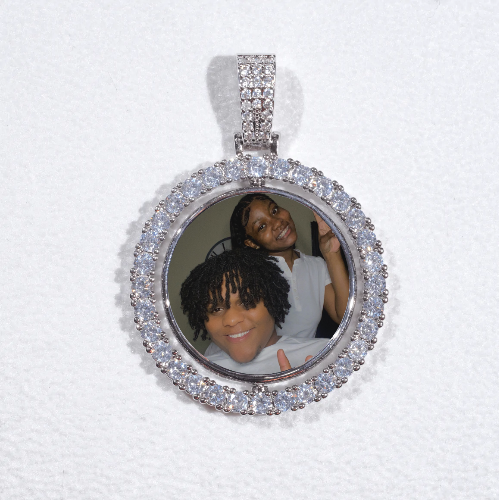 3D Spinning 2-Faced Custom Picture Pendant