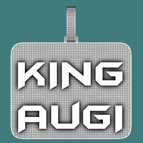CUSTOM LETTER NECKLACE 3D BIG SQUARE