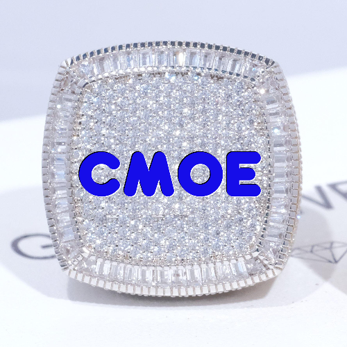 CUSTOM LETTER 3D ICED RING